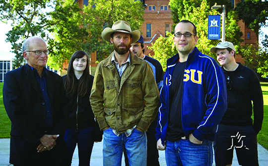 MSU faculty, alumni and students from the “Unbranded” documentary crew.