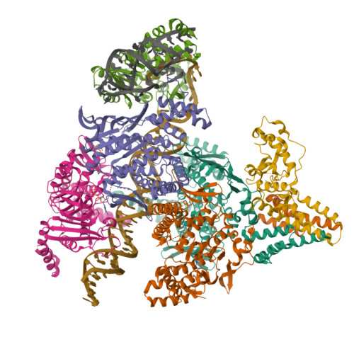 Structure of the retron IA complex with HNH nuclease in the "up" orientation