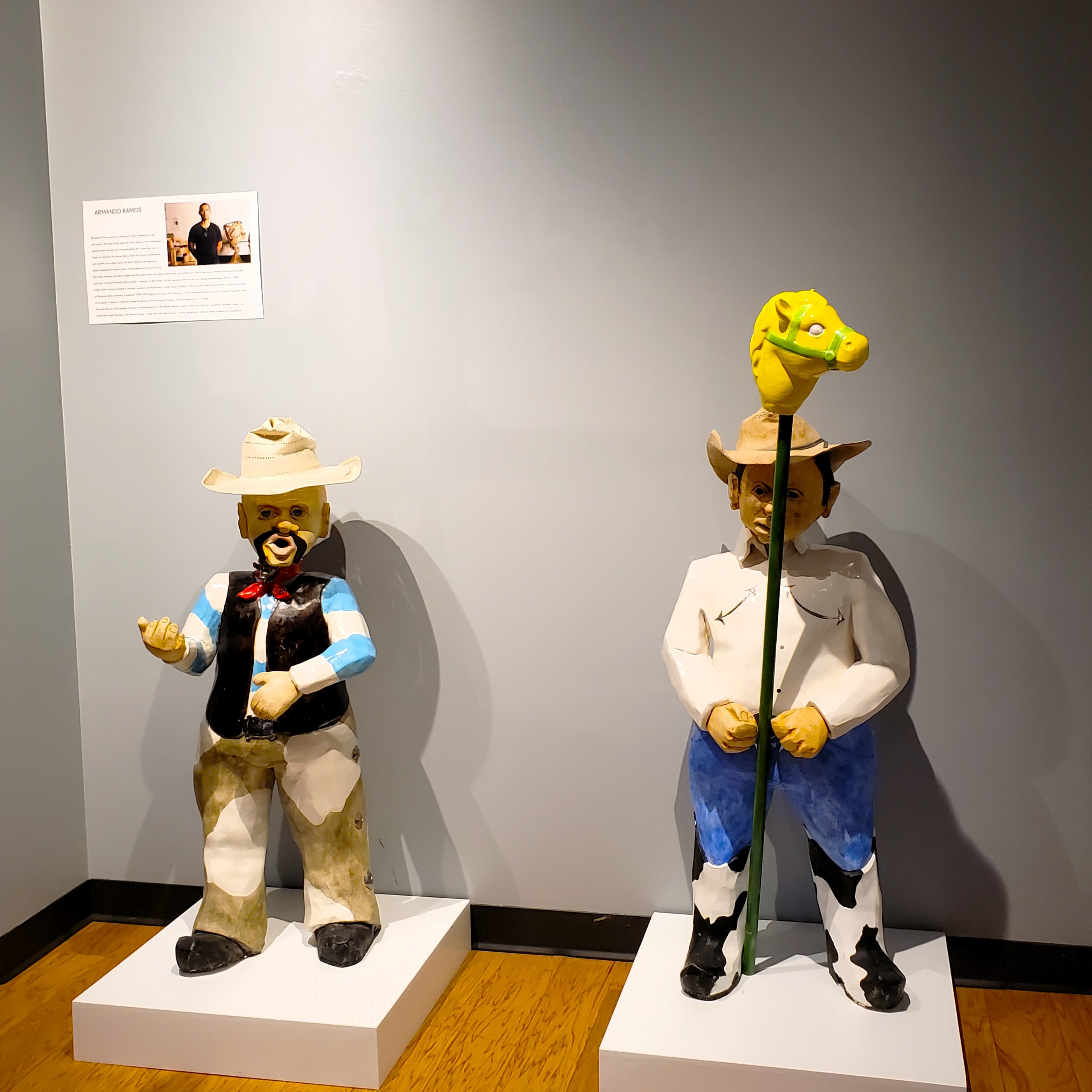 Armando Ramos ceramics on display in the Dean's Gallery for Hispanic Heritage Month Armando Ramos ceramics on display in the Dean's Gallery for Hispanic Heritage Month