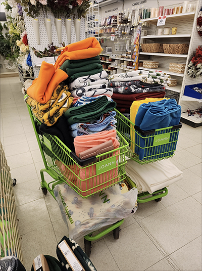 Tie Blanket Materials