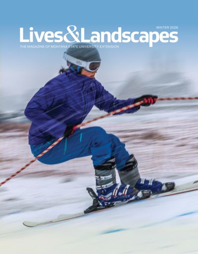 Winter 20206 Cover the magazine cover features a skier holding onto a tow rope