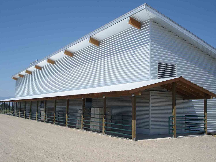 View of the Johnson Livestock Facility