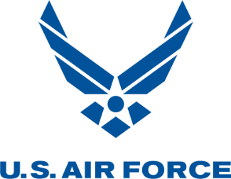 US Air Force logo US Air Force logo blue